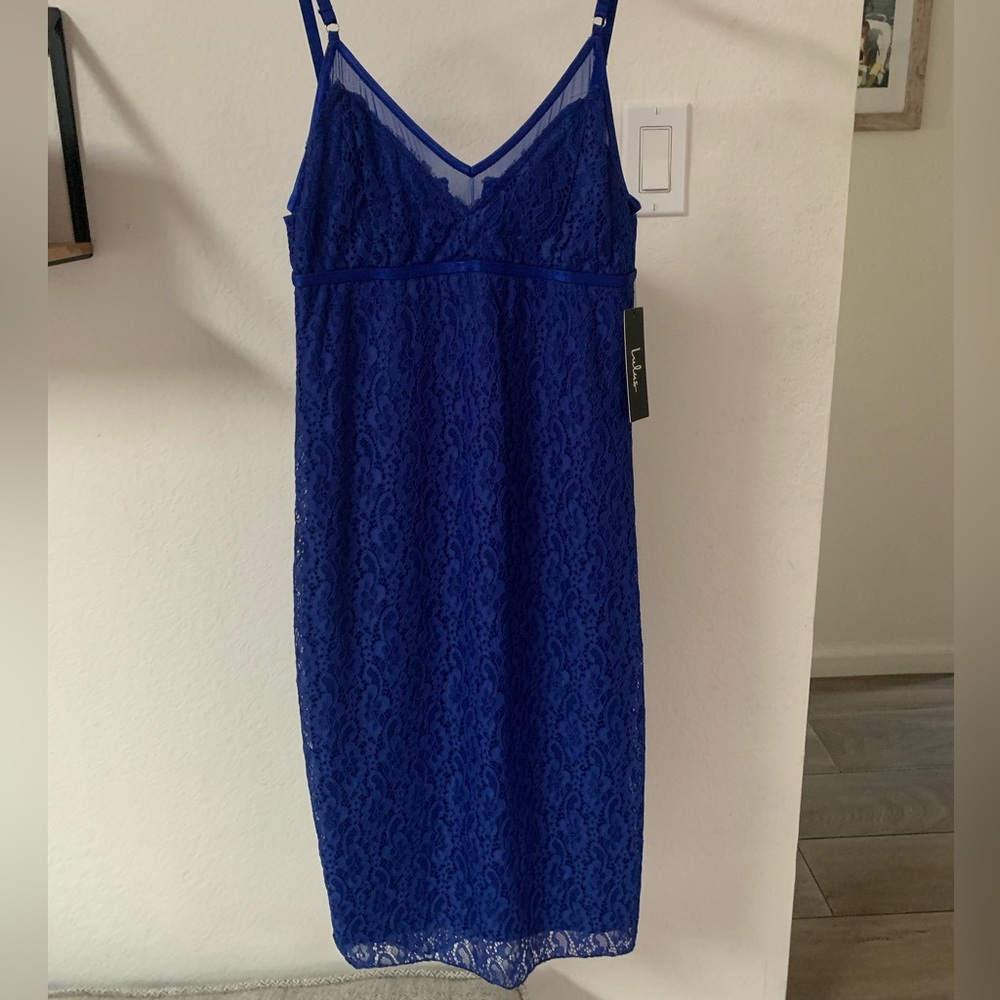 Blue Lace Dress